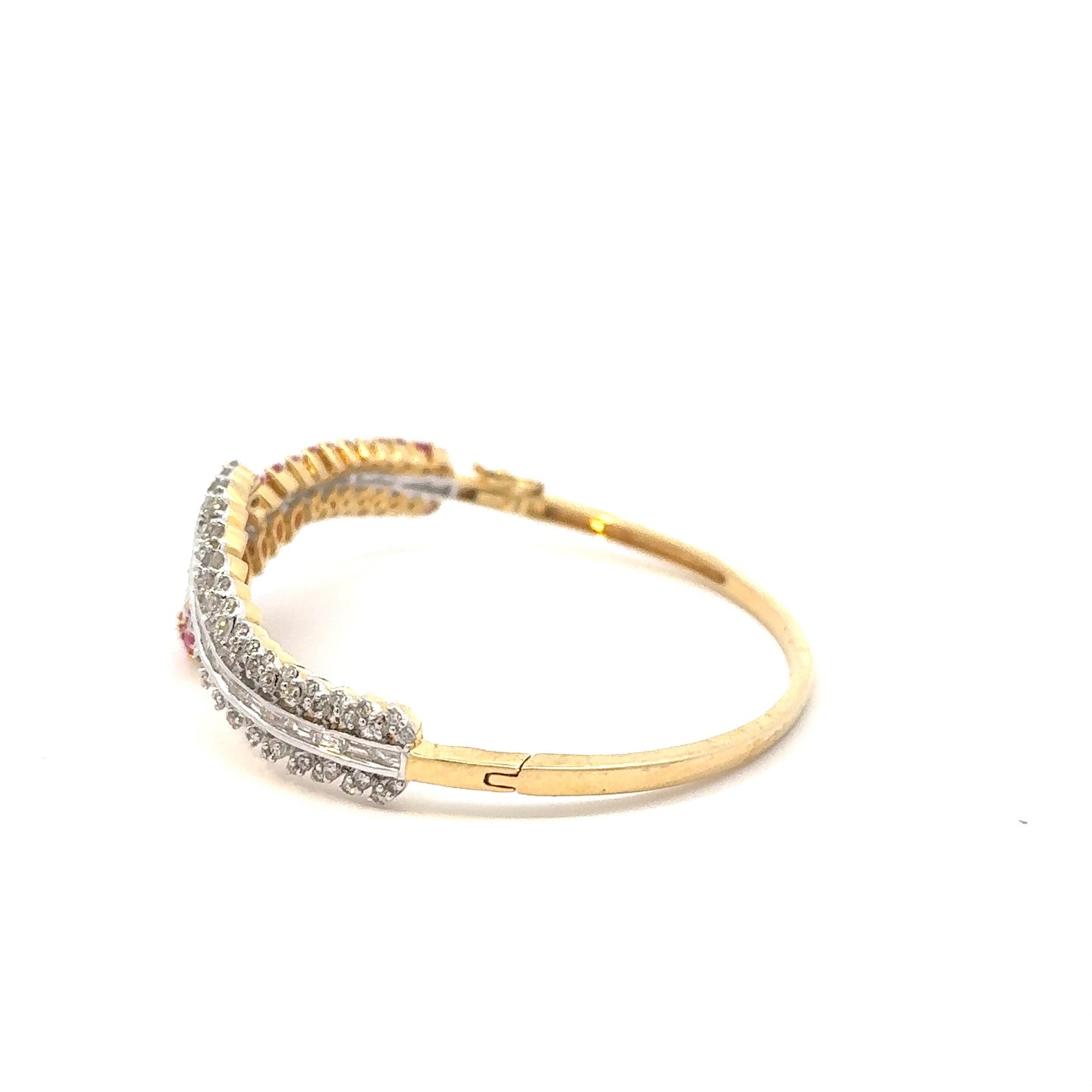 Ruby Leaf Bracelet